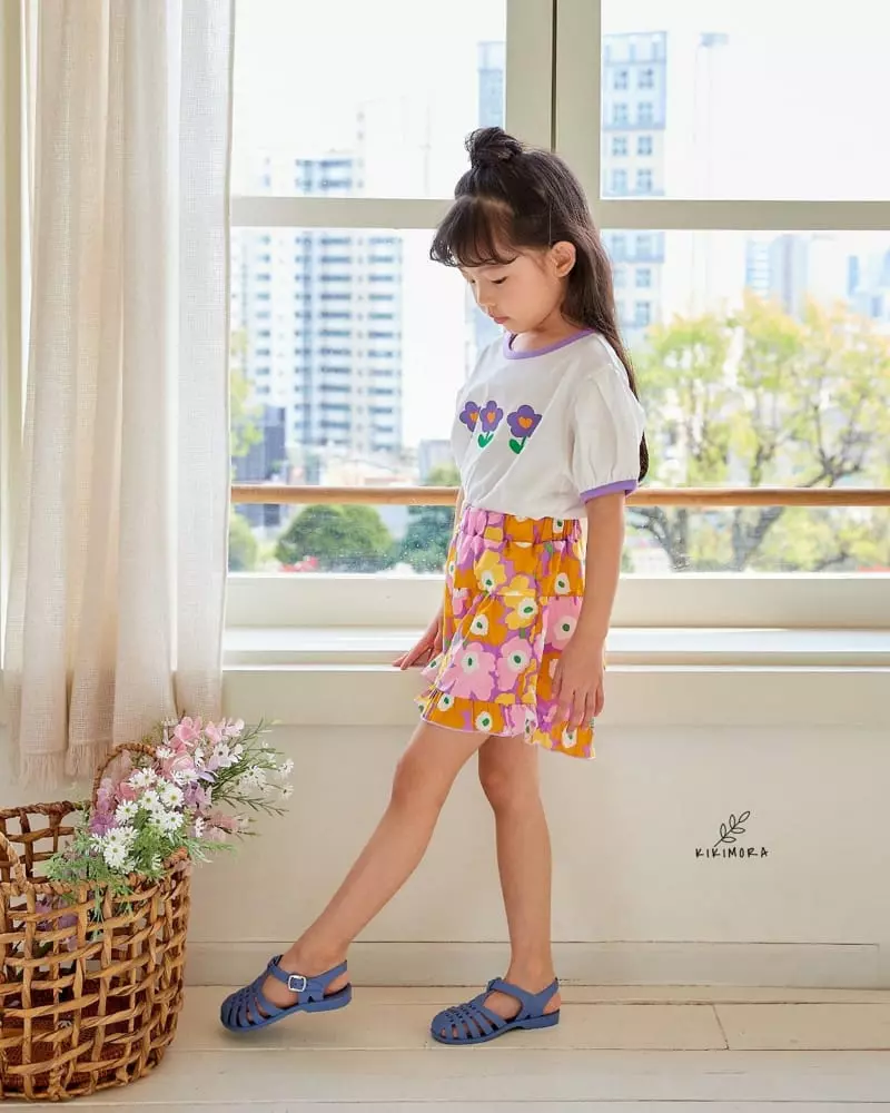 Kikimora - Korean Children Fashion - #discoveringself - Flower Shorts - 5