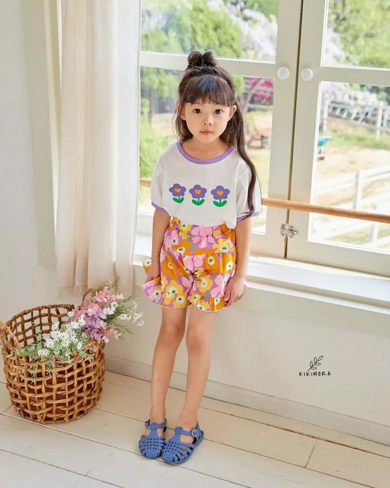 Kikimora - Korean Children Fashion - #fashionkids - Flower Shorts - 6