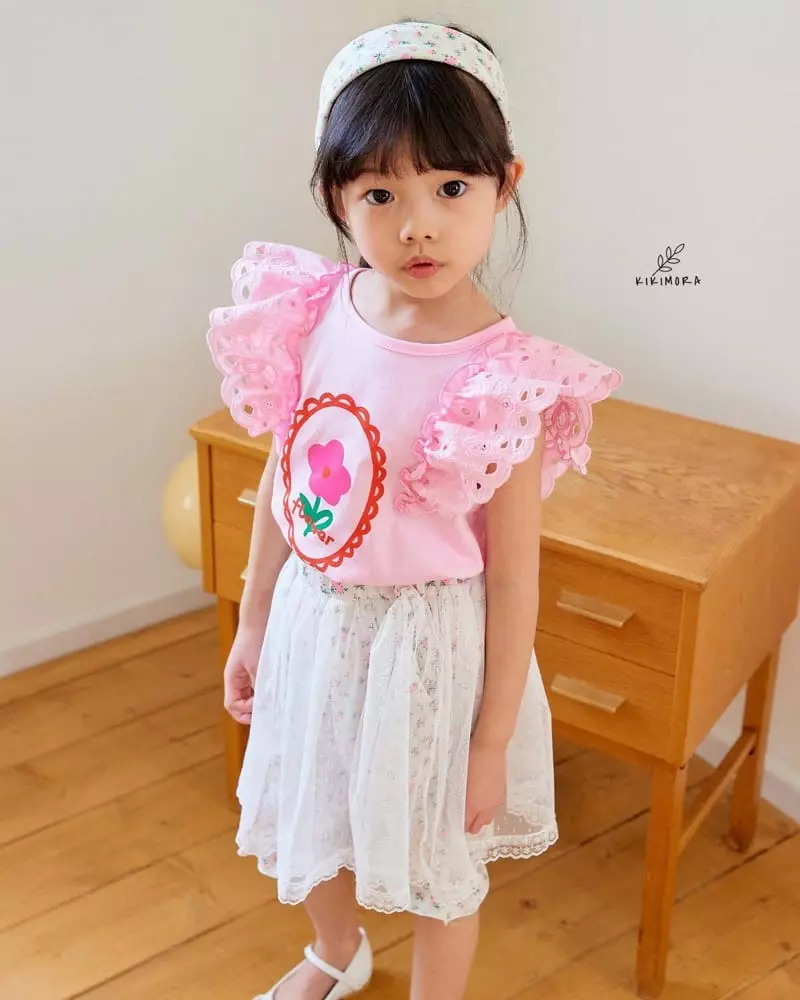 Kikimora - Korean Children Fashion - #fashionkids - Small Flower Sha Pants - 4
