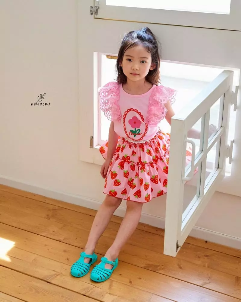 Kikimora - Korean Children Fashion - #littlefashionista - Lace Wing Sleeveless - 12