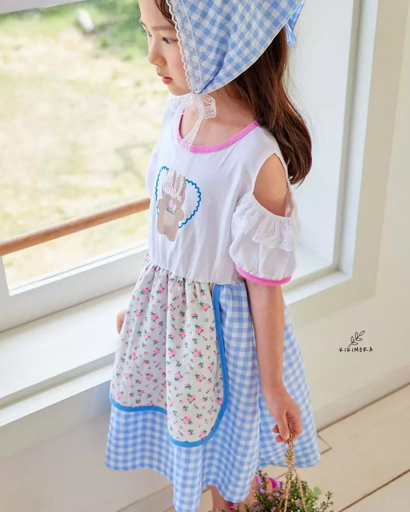 Kikimora - Korean Children Fashion - #magicofchildhood - Heart Apron One-piece - 3