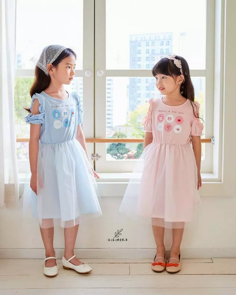 Kikimora - Korean Children Fashion - #minifashionista - Picnic Sha One-piece - 2