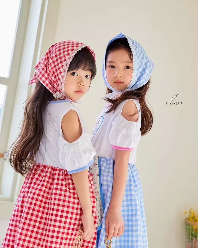 Kikimora - Korean Children Fashion - #prettylittlegirls - Heart Apron One-piece - 5