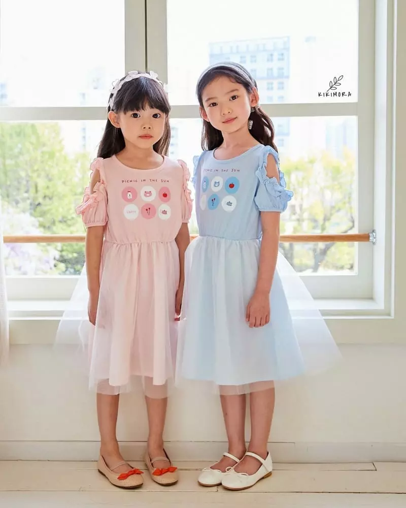 Kikimora - Korean Children Fashion - #prettylittlegirls - Picnic Sha One-piece - 3