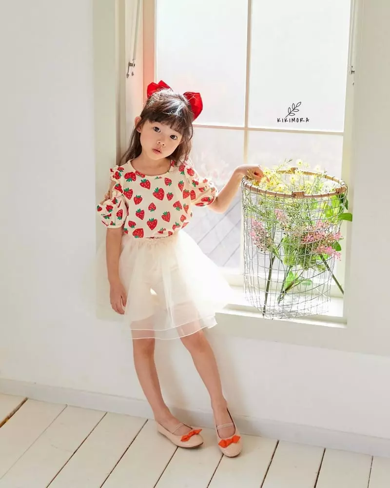 Kikimora - Korean Children Fashion - #prettylittlegirls - Strawberry Tee