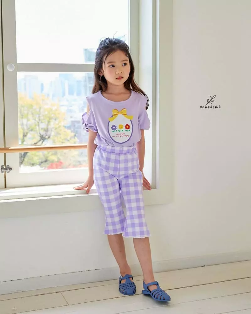 Kikimora - Korean Children Fashion - #stylishchildhood - Check Check Bootscut Pants - 12