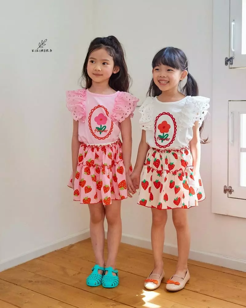 Kikimora - Korean Children Fashion - #toddlerclothing - Lace Wing Sleeveless