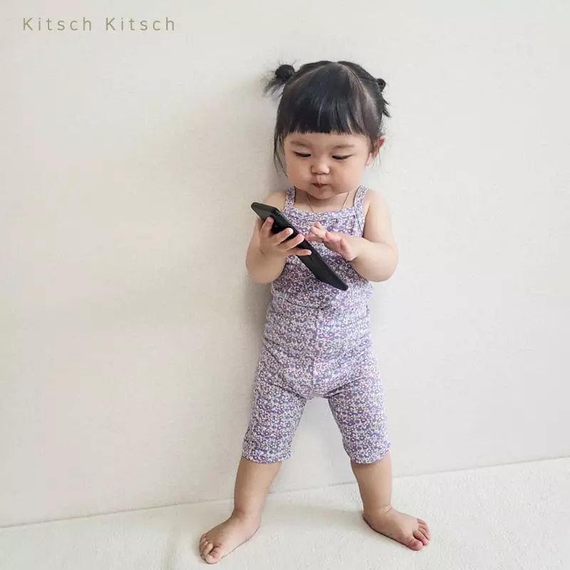 Kitsch Kitsch - Korean Children Fashion - #childofig - Flower Road Retro Sleeveless Easywear Set - 8