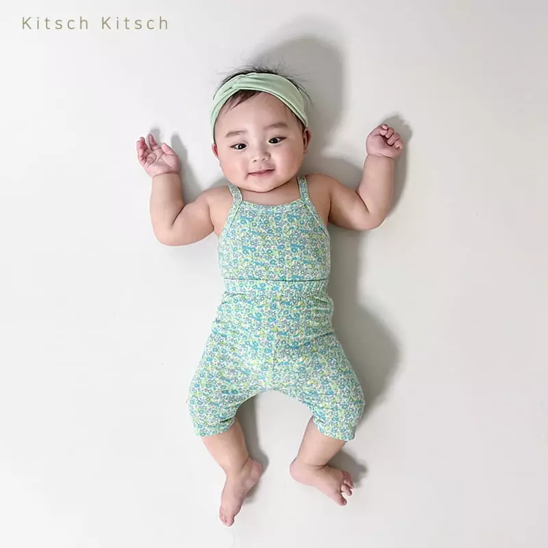 Kitsch Kitsch - Korean Children Fashion - #childrensboutique - Flower Road Retro Sleeveless Easywear Set - 9