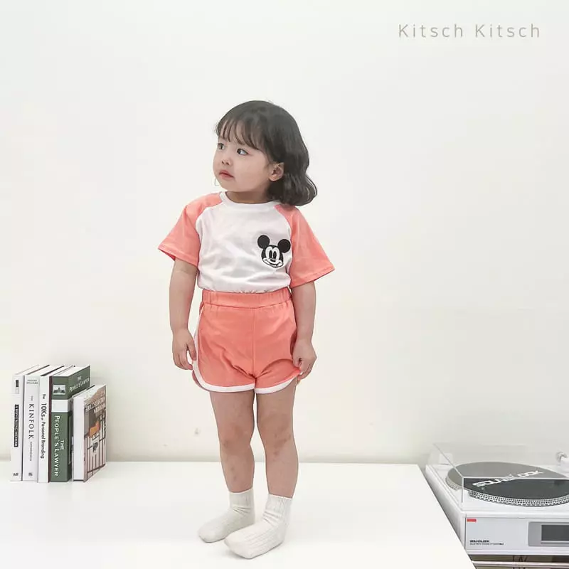 Kitsch Kitsch - Korean Children Fashion - #childrensboutique - Shining Short Sleeves Sleeveless Shorts Set - 7