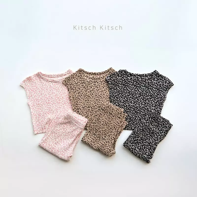 Kitsch Kitsch - Korean Children Fashion - #designkidswear - Retro Pleats Top Bottom Set - 5