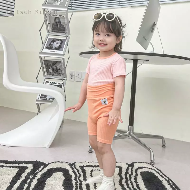 Kitsch Kitsch - Korean Children Fashion - #kidsstore - Sweet Summer Color Rib Easywear Set - 11