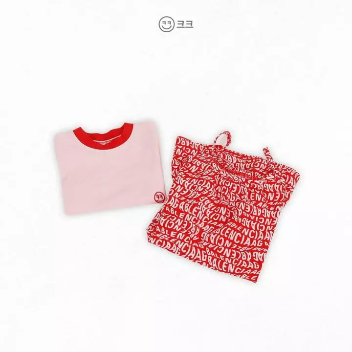 Kk - Korean Children Fashion - #Kfashion4kids - Kmile Embroidery Tee - 10