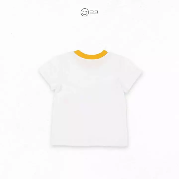 Kk - Korean Children Fashion - #childofig - Kmile Embroidery Tee - 2