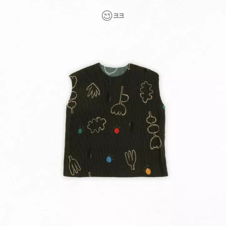 Kk - Korean Children Fashion - #childofig - KK Pleats Top Bottom St - 12