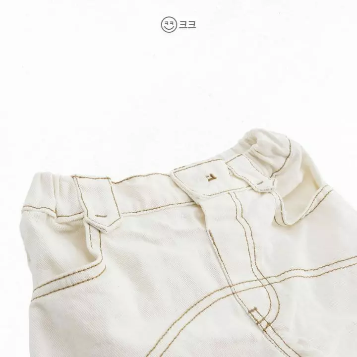 Kk - Korean Children Fashion - #childofig - Stitch Point Shorts - 3