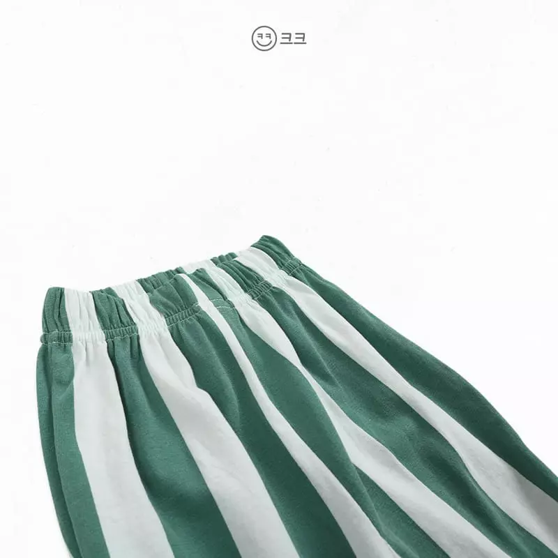 Kk - Korean Children Fashion - #designkidswear - Berryy Stripes Pants - 9