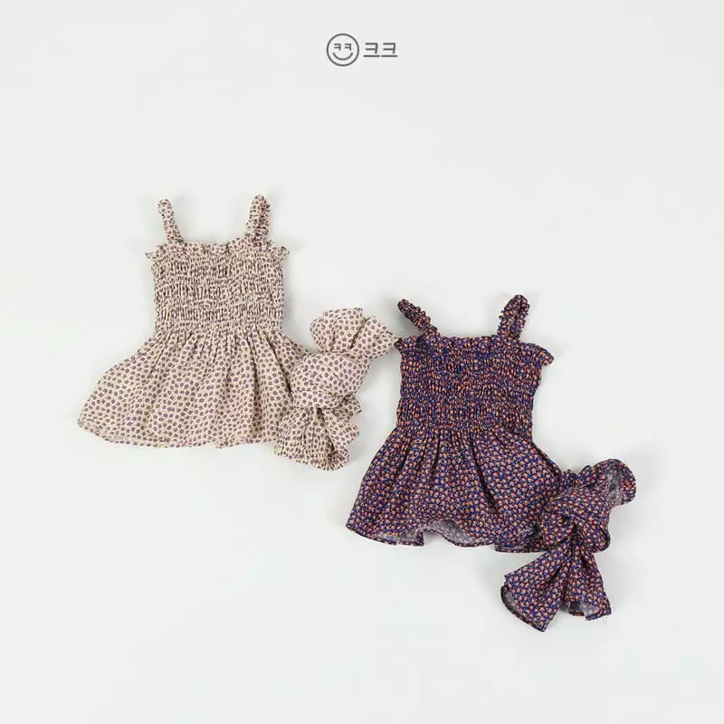 Kk - Korean Children Fashion - #discoveringself - Rollin Smocked Top Bottom Set - 9