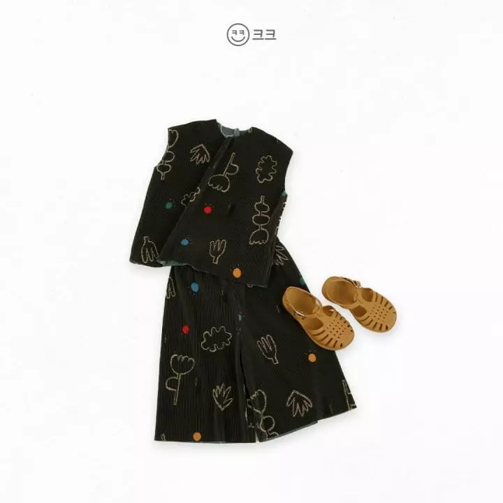Kk - Korean Children Fashion - #discoveringself - KK Pleats Top Bottom St - 2