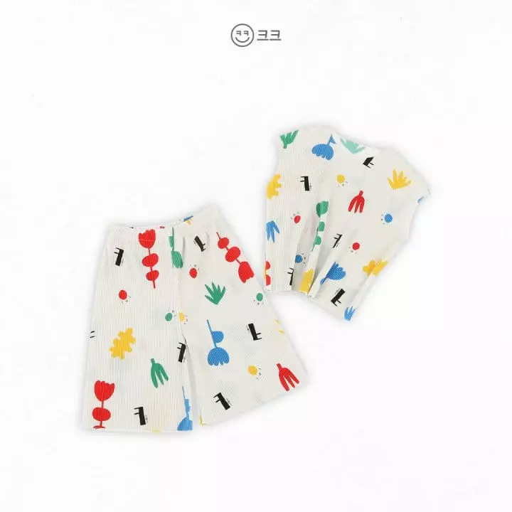 Kk - Korean Children Fashion - #fashionkids - KK Pleats Top Bottom St - 3