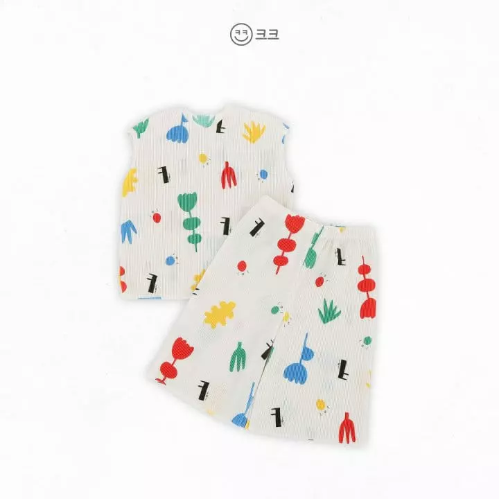 Kk - Korean Children Fashion - #fashionkids - KK Pleats Top Bottom St - 4