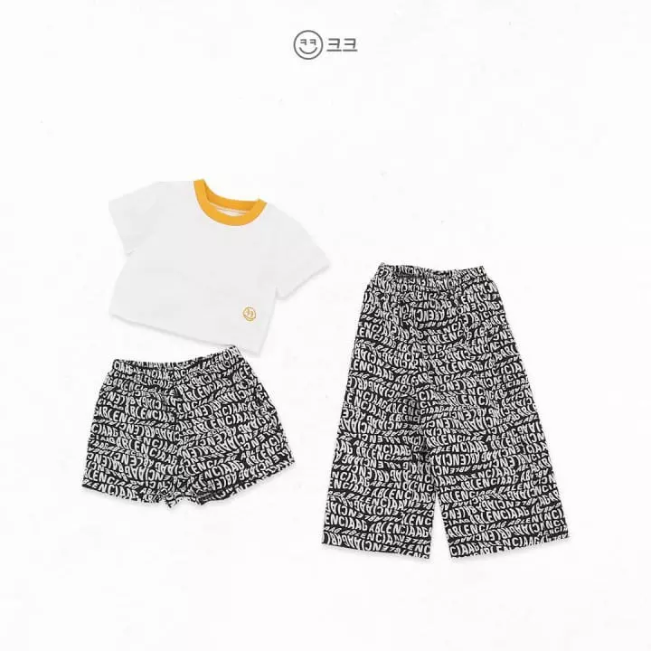 Kk - Korean Children Fashion - #kidsshorts - Front Wide Pants - 6