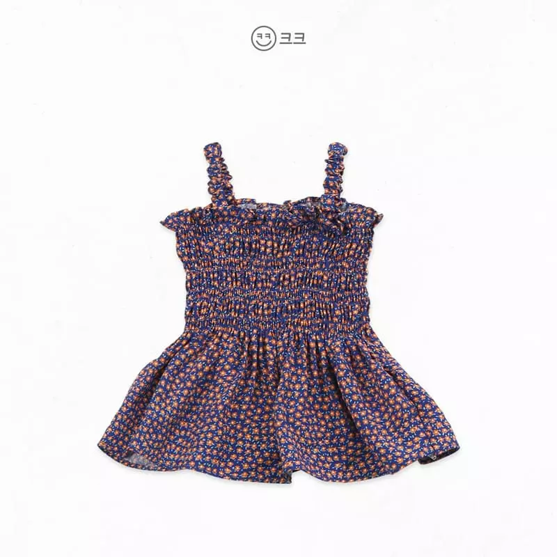 Kk - Korean Children Fashion - #kidsstore - Rollin Smocked Top Bottom Set - 12