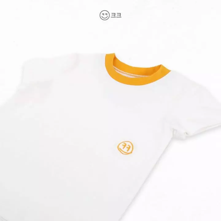 Kk - Korean Children Fashion - #kidsstore - Kmile Embroidery Tee - 8