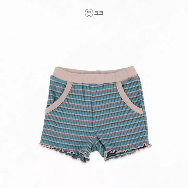 Kk - Korean Children Fashion - #kidsstore - Stripes Rib Top Bottom Set - 4