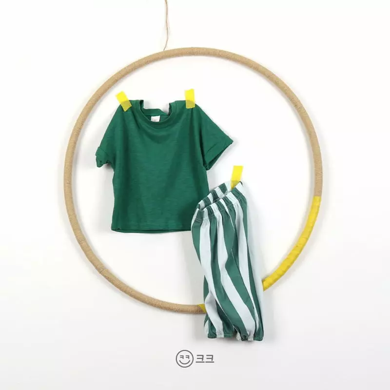 Kk - Korean Children Fashion - #minifashionista - Berryy Stripes Pants - 2