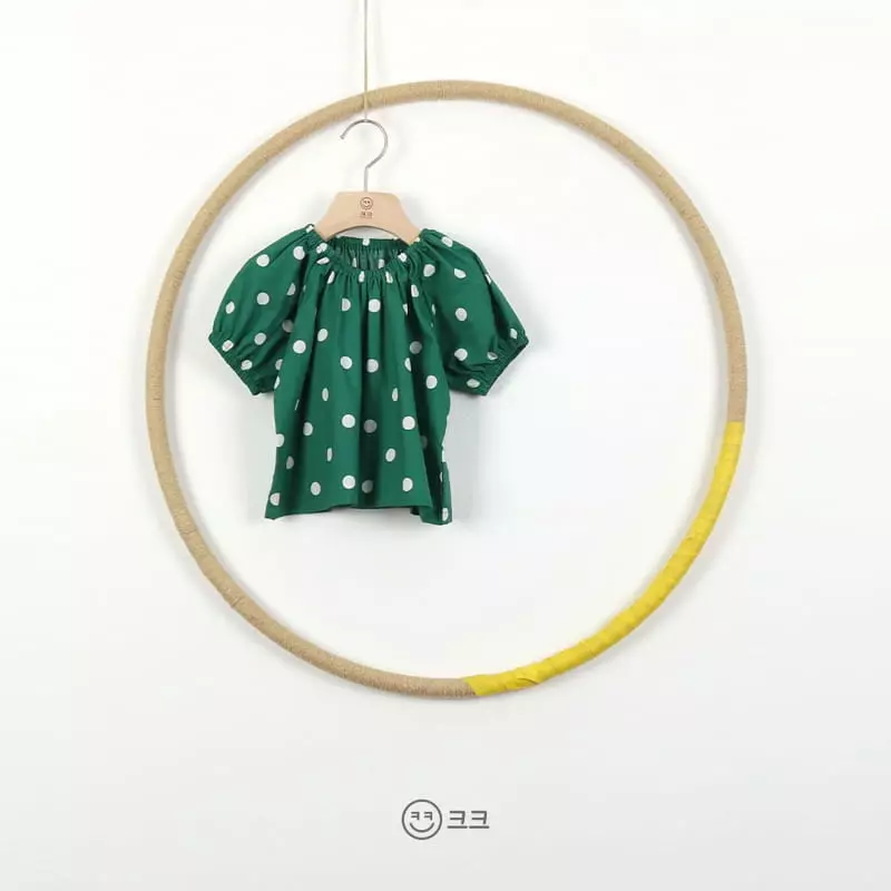 Kk - Korean Children Fashion - #todddlerfashion - Dot Blouse - 2