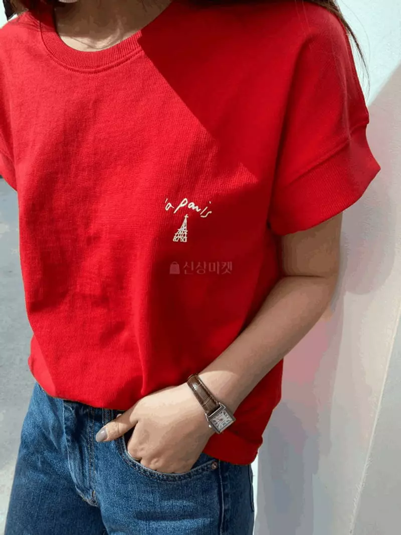 Knock - Korean Women Fashion - #momslook - Paint Sweatshirt