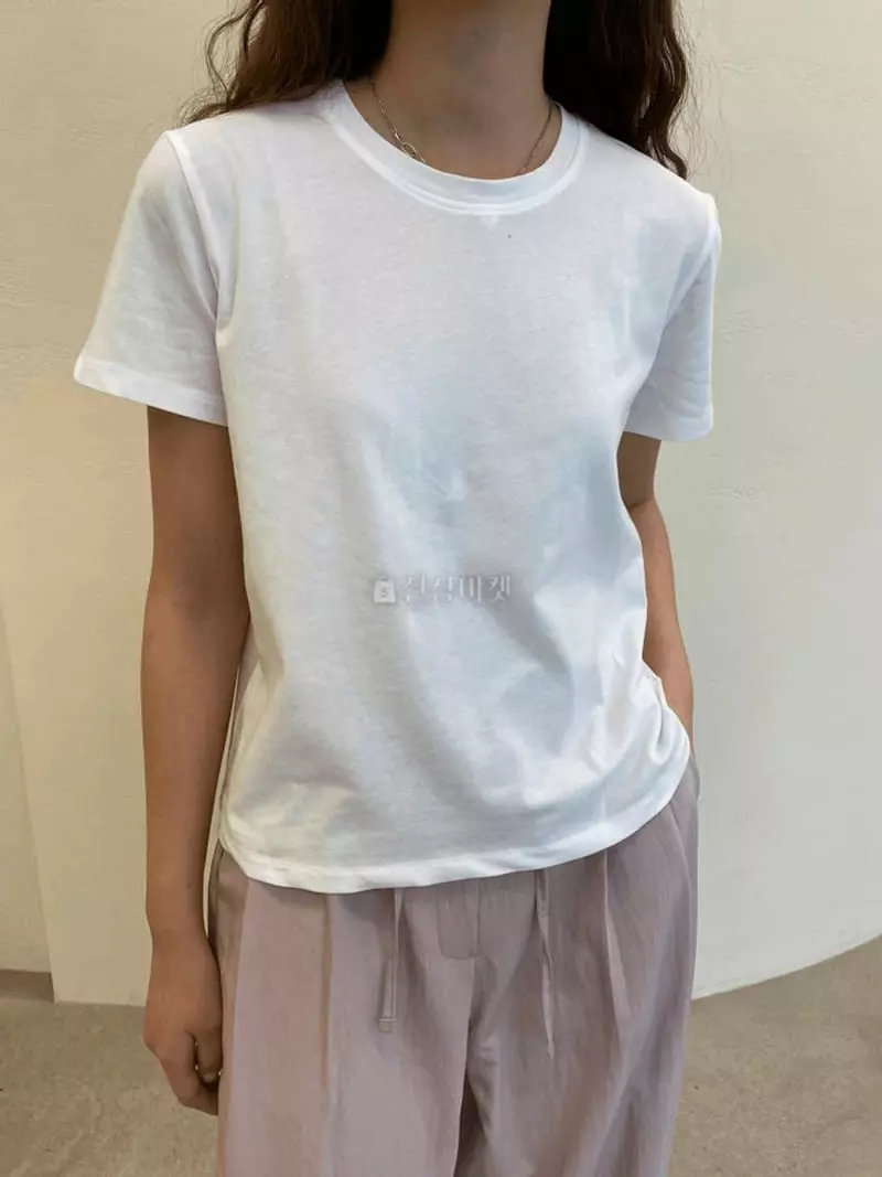 Knock - Korean Women Fashion - #momslook - Mashmello Tee - 2