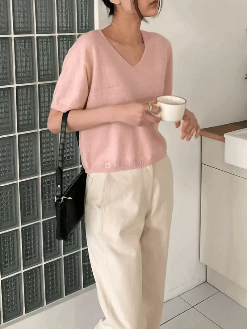 Knock - Korean Women Fashion - #momslook - Candy Whole Gament Knit - 3
