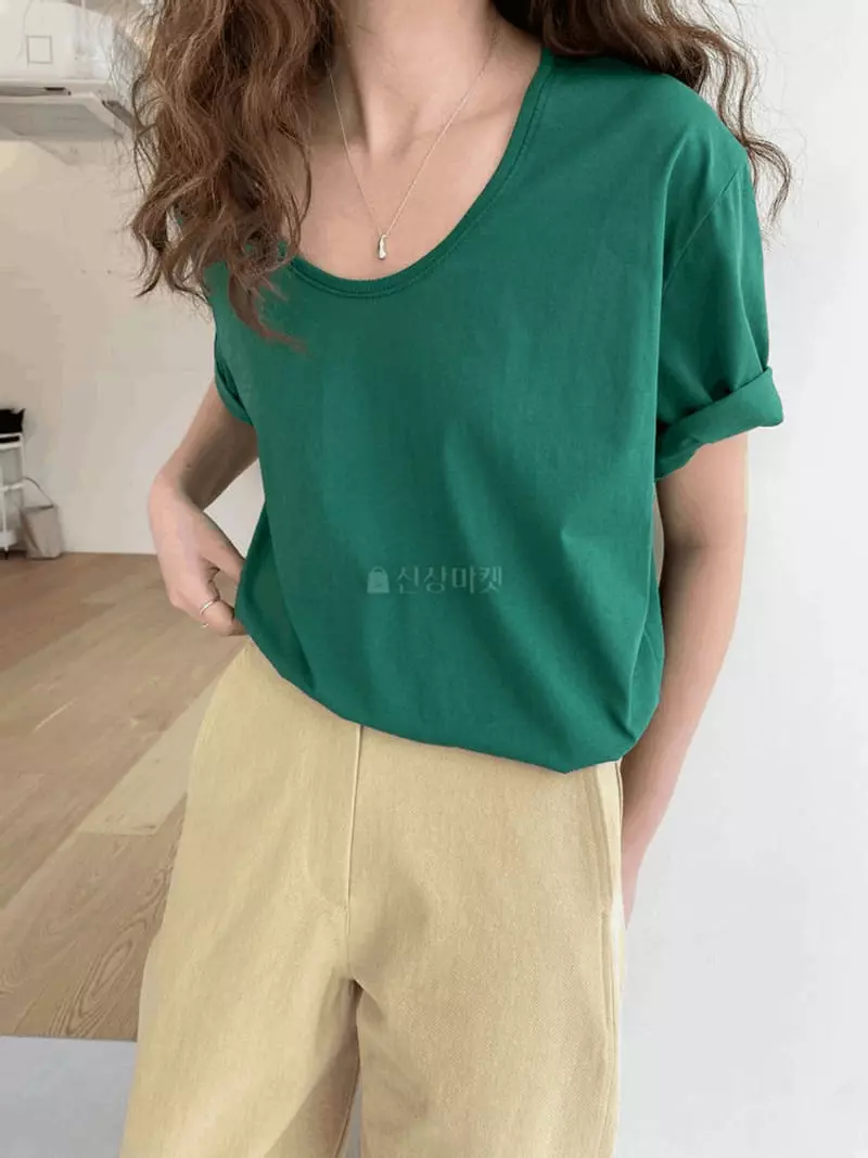 Knock - Korean Women Fashion - #pursuepretty - Ravi Loose Tee - 2