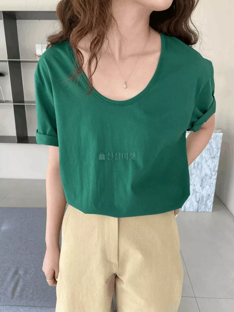 Knock - Korean Women Fashion - #restrostyle - Ravi Loose Tee - 3