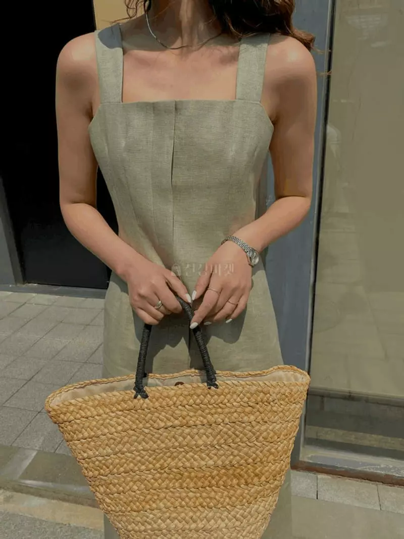 Knock - Korean Women Fashion - #shopsmall - Linen Rora One-piece - 2
