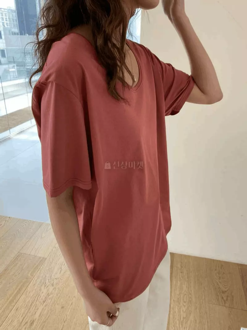 Knock - Korean Women Fashion - #vintagekidsstyle - Ravi Loose Tee
