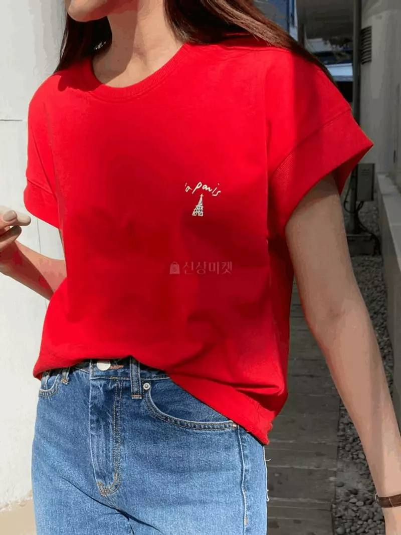 Knock - Korean Women Fashion - #womensfashion - Paint Sweatshirt - 2
