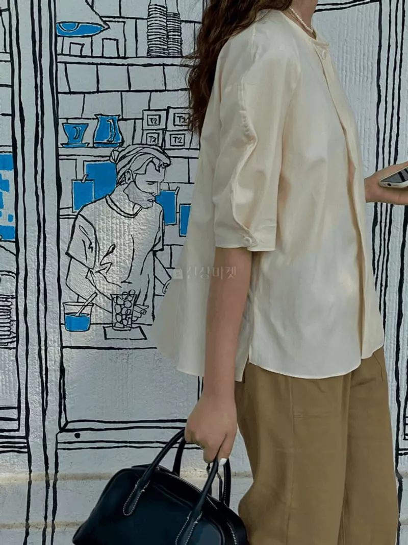 Knock - Korean Women Fashion - #momslook - Shushu Blouse - 4