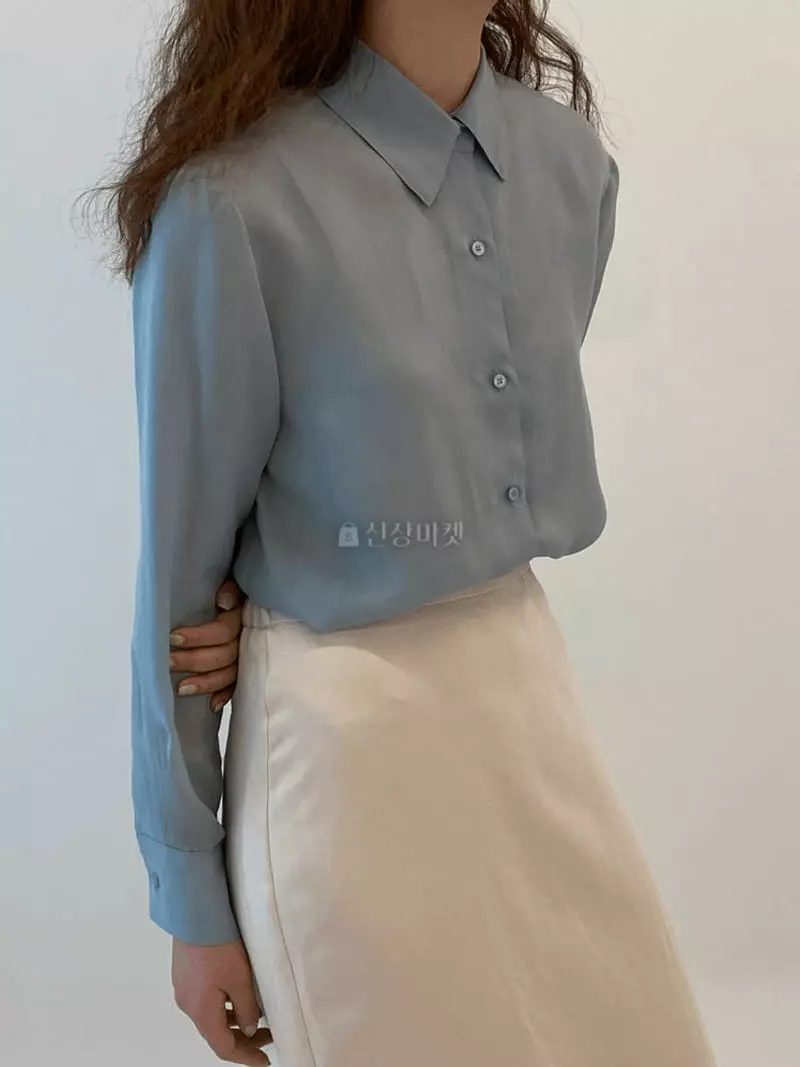 Knock - Korean Women Fashion - #womensfashion - Silk Blouse - 2