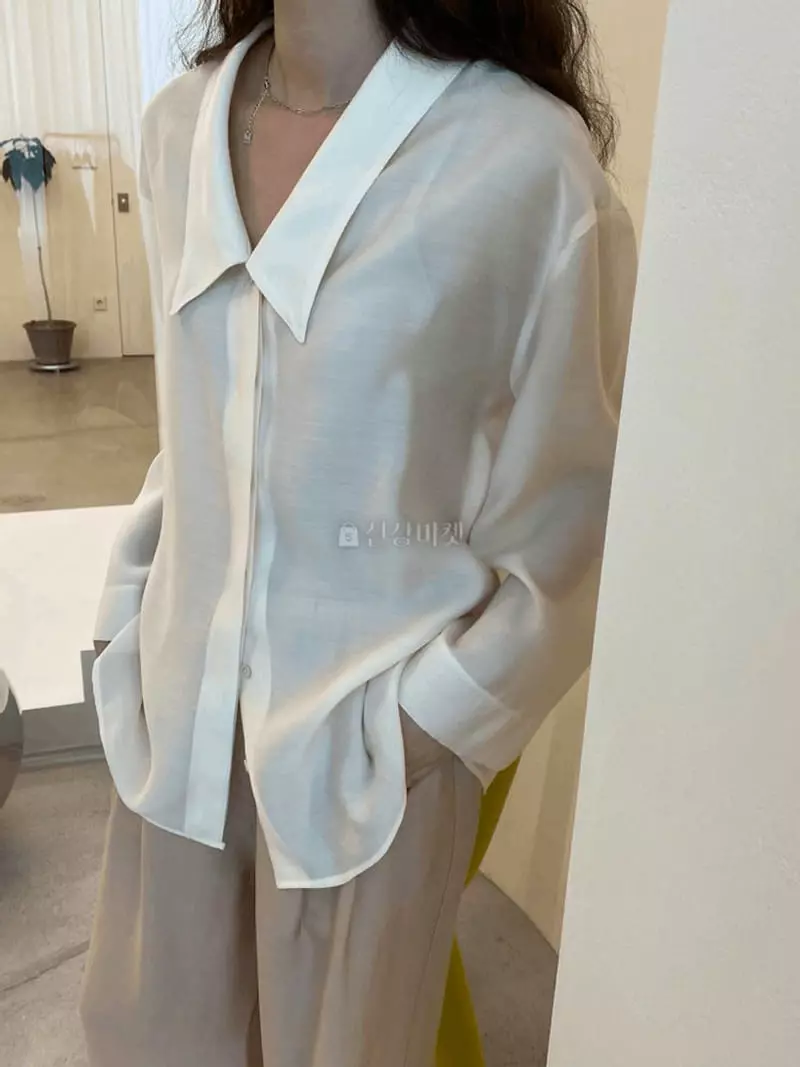 Knock - Korean Women Fashion - #womensfashion - Collar Blouse - 3