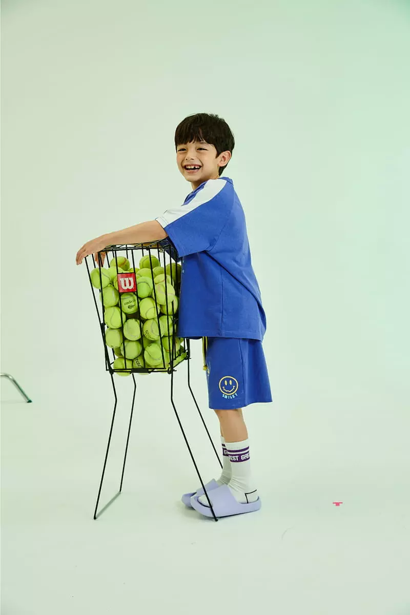 Kokoyarn - Korean Children Fashion - #Kfashion4kids - Smile Top Bottom Set - 5