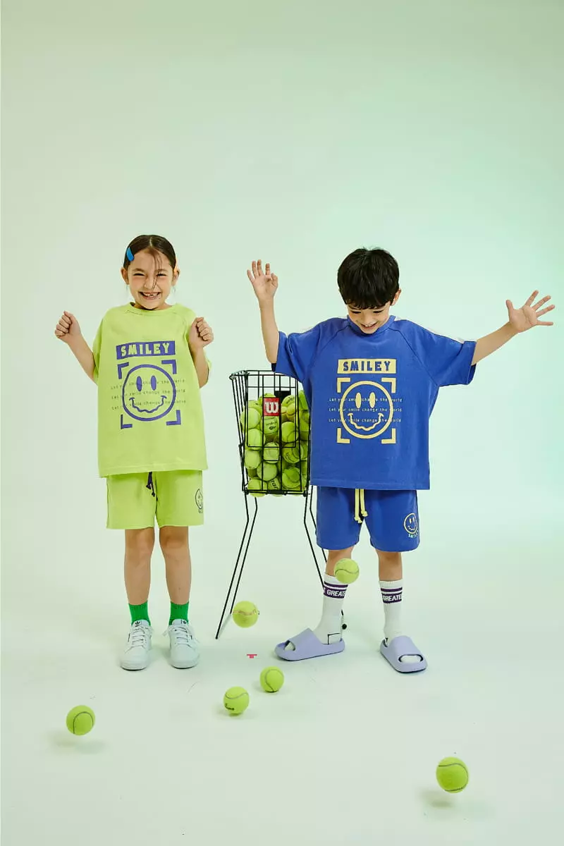 Kokoyarn - Korean Children Fashion - #fashionkids - Smile Top Bottom Set