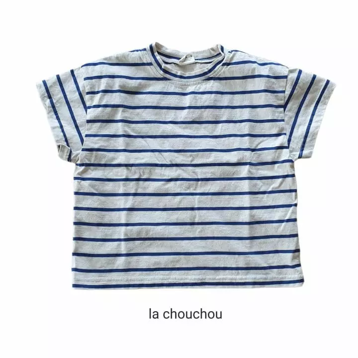 La Chouchou - Korean Children Fashion - #childrensboutique - Macaroon Stripes Tee - 2