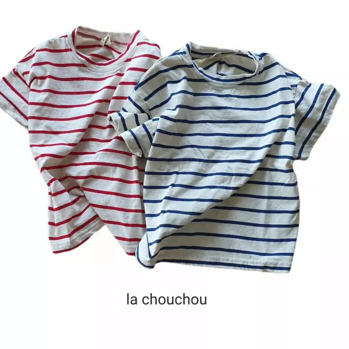 La Chouchou - Korean Children Fashion - #designkidswear - Macaroon Stripes Tee - 3