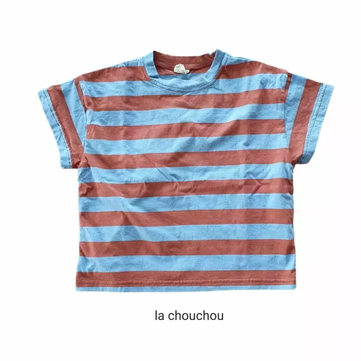 La Chouchou - Korean Children Fashion - #designkidswear - Big Stripes Tee - 2