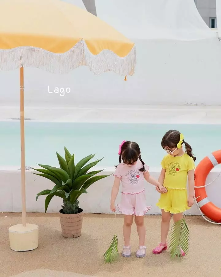 Lago - Korean Children Fashion - #Kfashion4kids - Cuty Top Bottom Set - 11