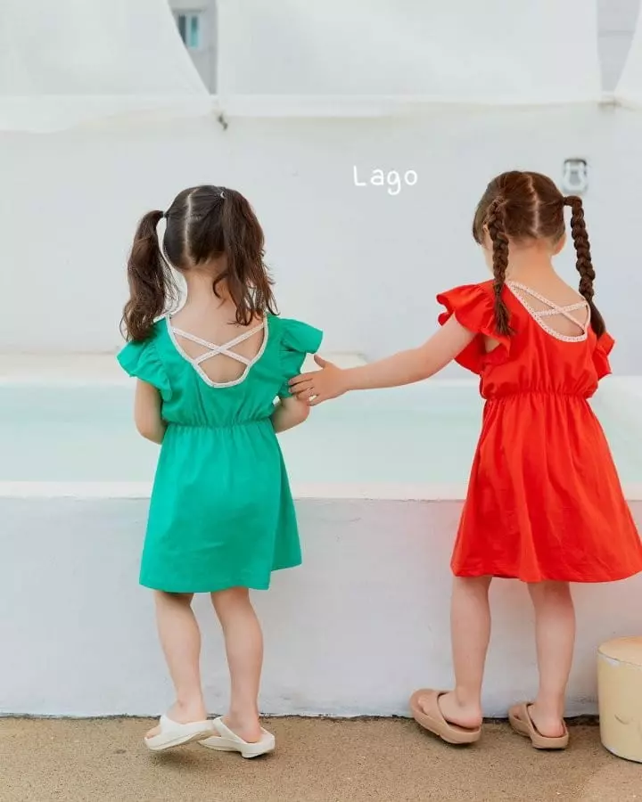 Lago - Korean Children Fashion - #childofig - Candy Ribbon One-piece - 5