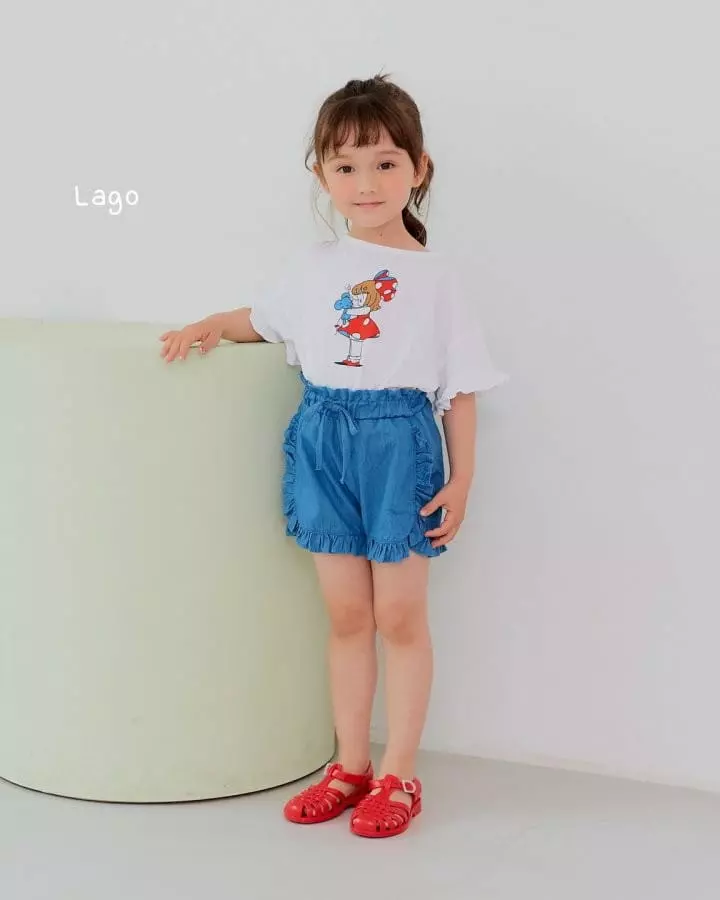 Lago - Korean Children Fashion - #stylishchildhood - Lovely Frill Shorts - 4